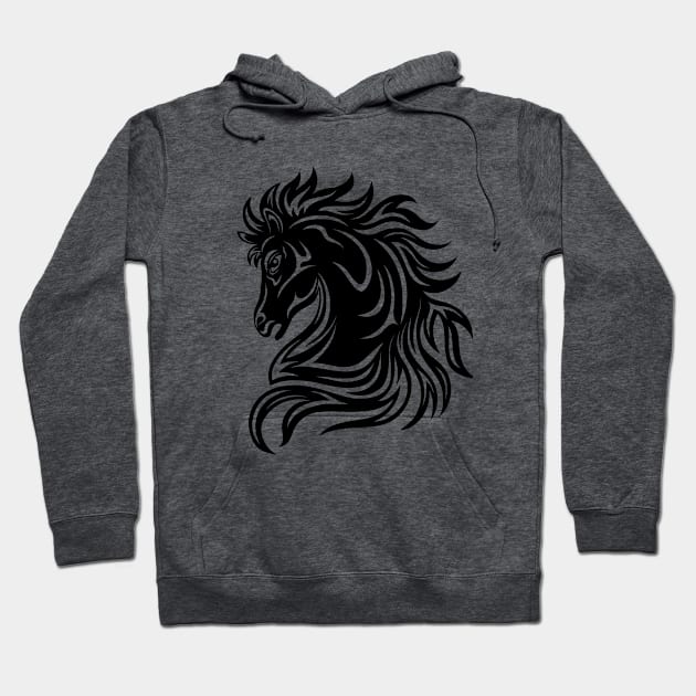 Head Horse 03 Hoodie by AVEandLIA